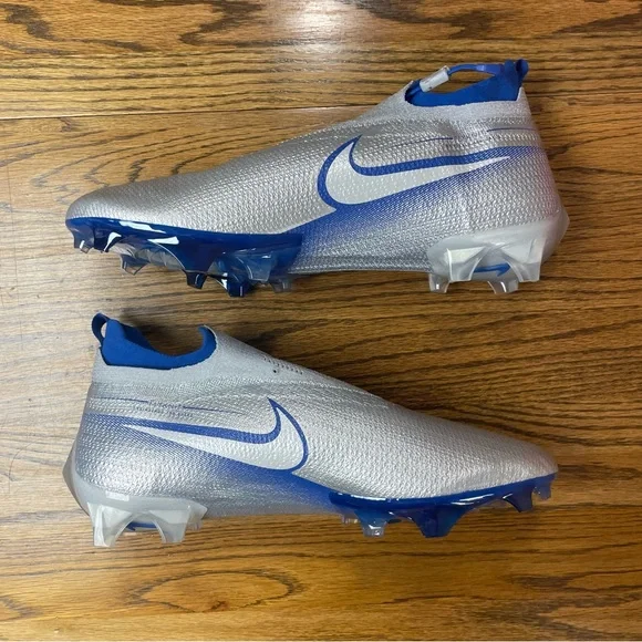 Nike Vapor Edge Elite 360 Flyknit Gray Blue Football Cleats Mens Size 14 NEW Nike Vapor Edge 360 Untouchable Flyknit Football Cleats  main image 2